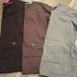 Med couture scrub tops